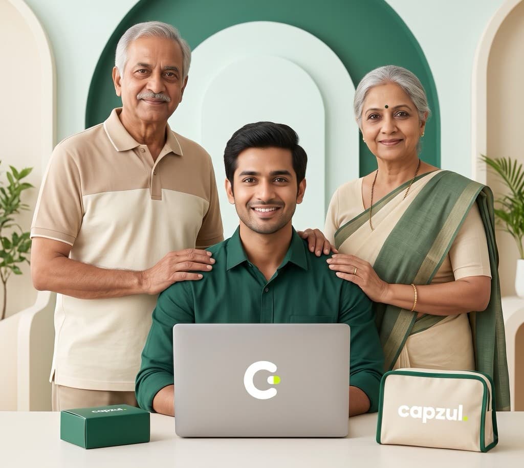 Employee and parents using Capzul for medicines, labs, and family care